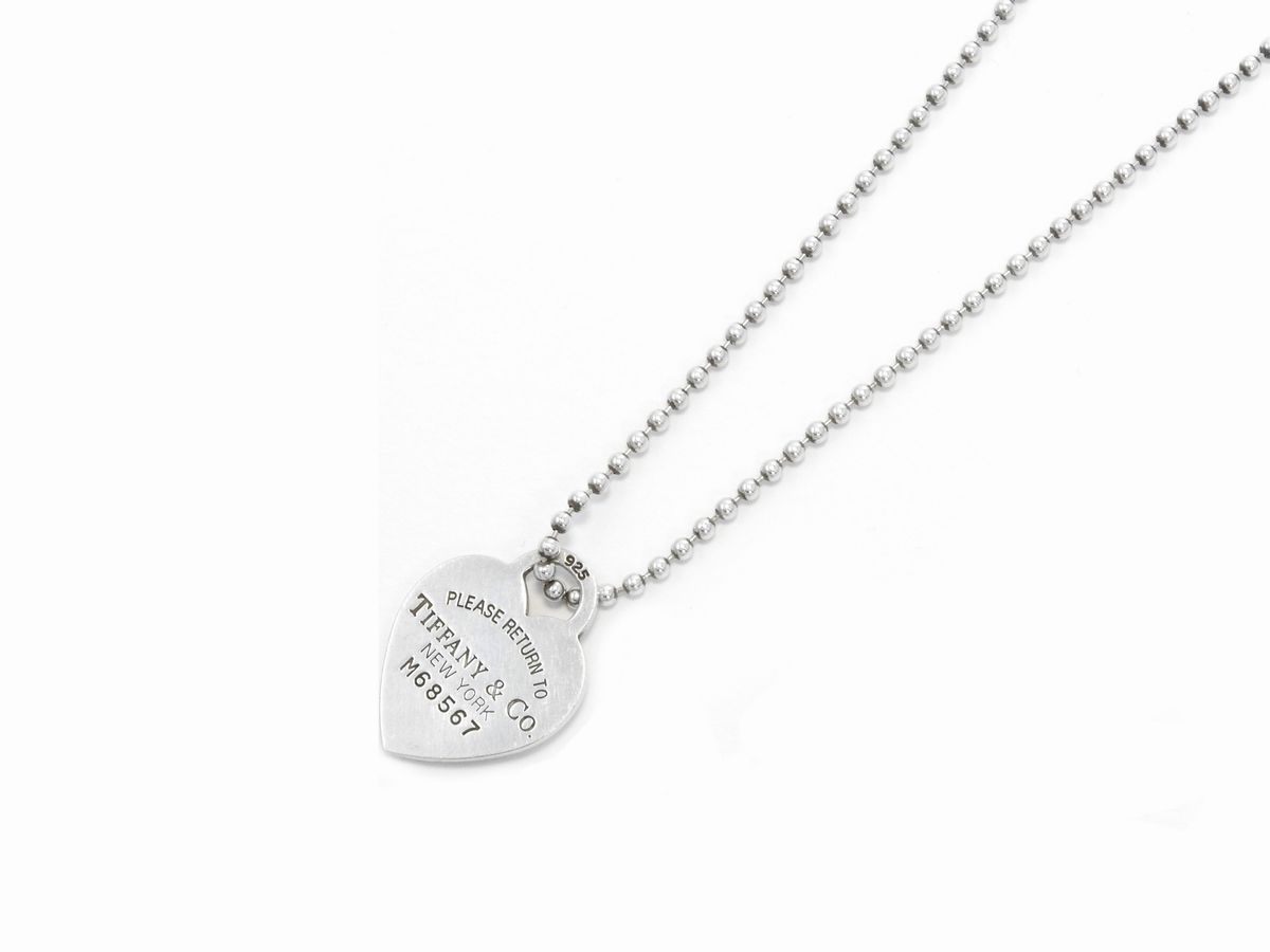 Catenina e Pendente Tiffany & Co in Argento 925/1000