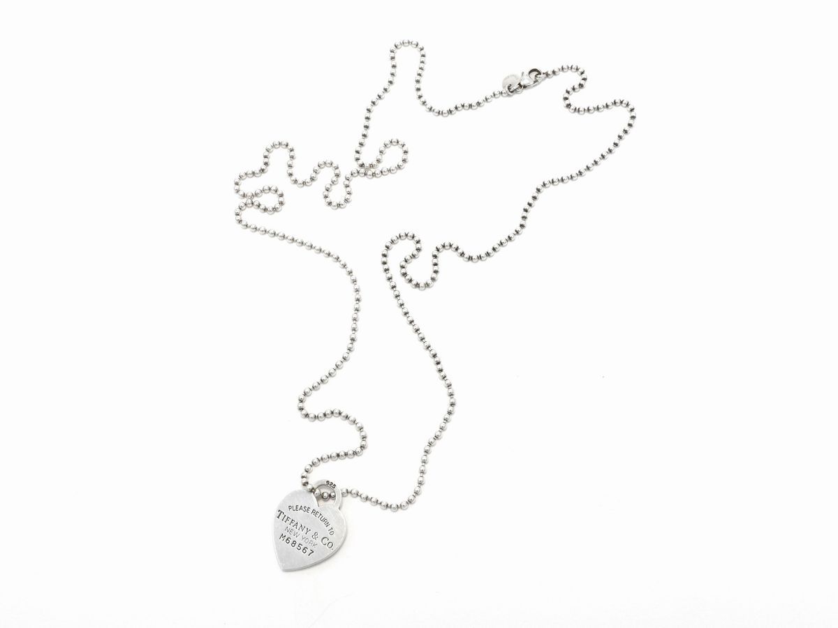 Catenina e Pendente Tiffany & Co in Argento 925/1000