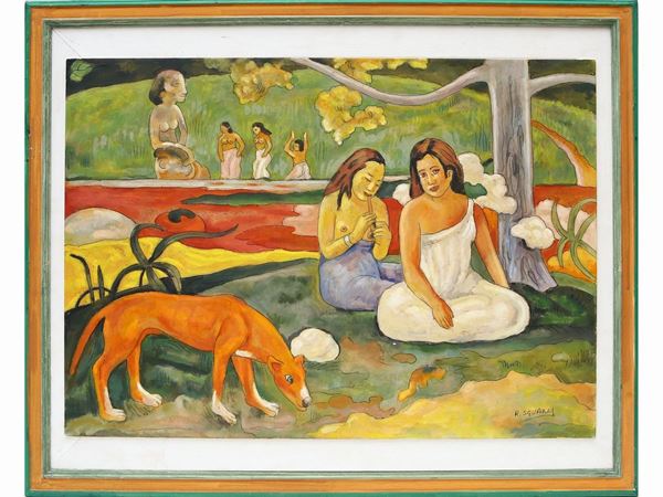 Roberto Sguanci - Omaggio a Paul Gauguin - Arearea