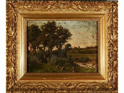 Paesaggio con Contadine