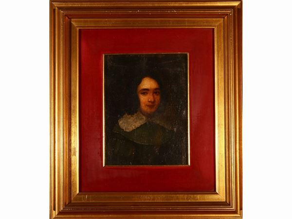 Scuola lombarda - Ritratto di gentildonna