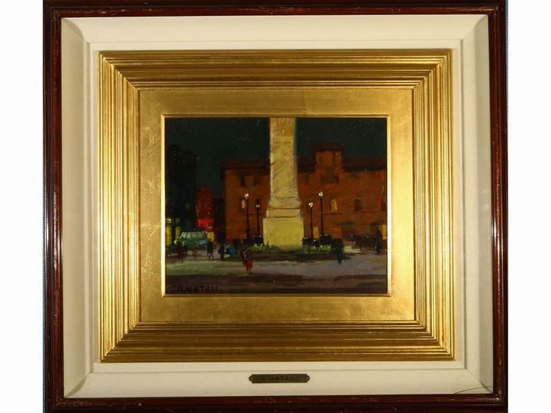 Renato Natali - Piazza Colonna a Roma