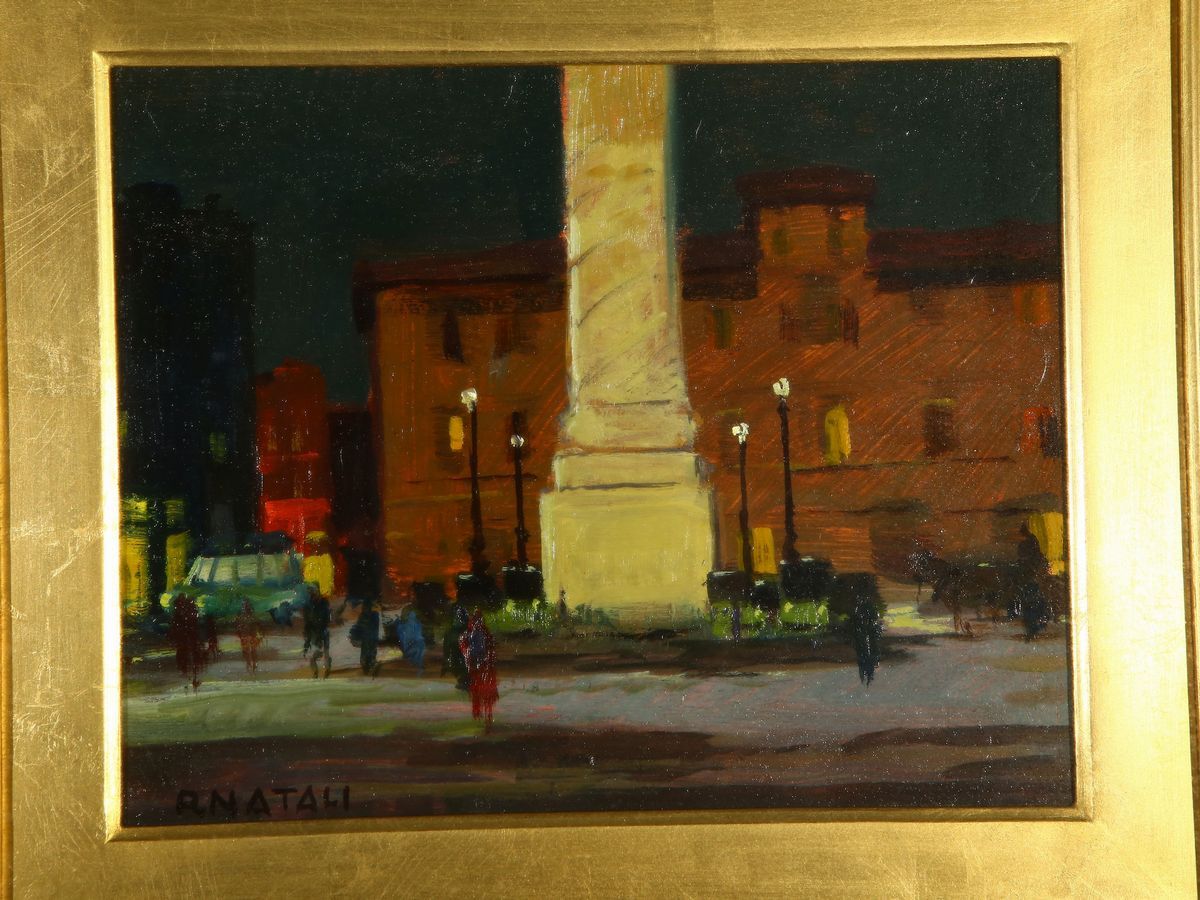 Renato Natali - Piazza Colonna a Roma