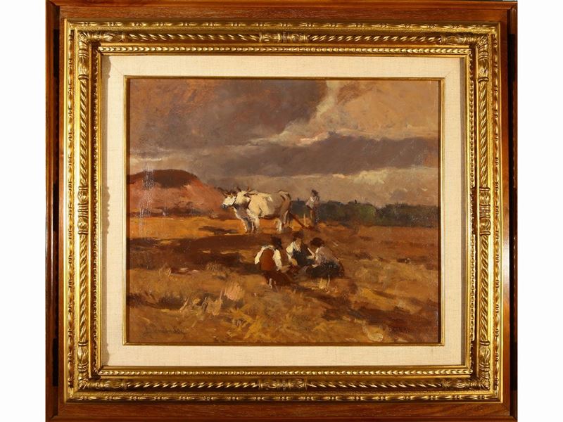 Ludovico Tommasi - Paesaggio Campestre