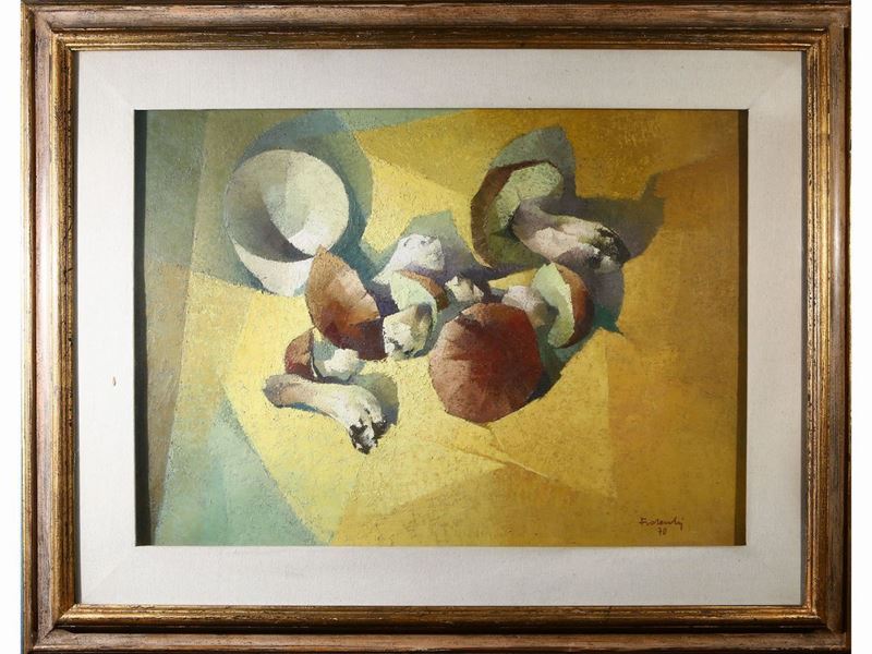 Paolo Frosecchi - Natura Morta con Funghi 1970