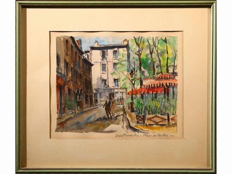 Polo Cambier - Montmartre - Place Du Teatre