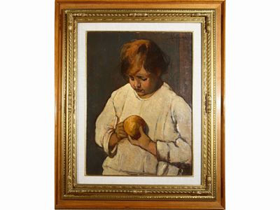 Bambino con Arancia