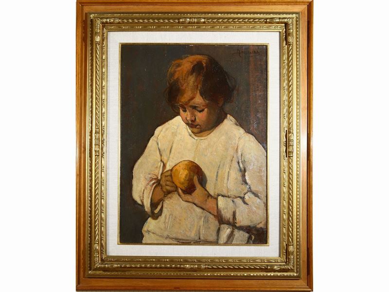 Ludovico Tommasi - Bambino con Arancia
