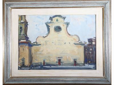 Veduta di Piazza di Santo Spirito