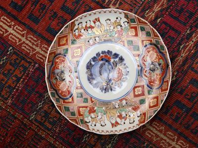 Piatto in Porcellana Imari