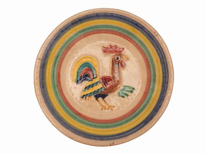 Piatto in Ceramica, Industria Ceramica Salernitana