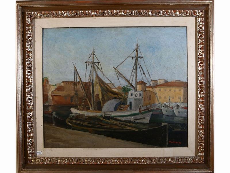 Scorcio di Porto e Paesaggio Marino