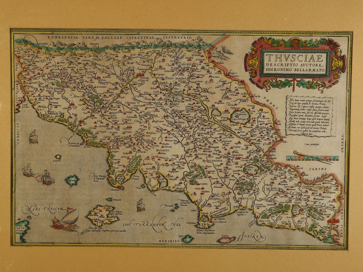 Abraham Ortelius - Thusciae