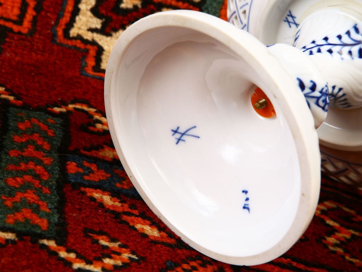 Lotto di Curiosità per la Tavola in Porcellana, Meissen