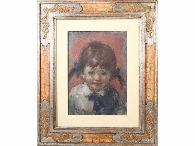 Ermanno Toschi - Ritratto di Bambina