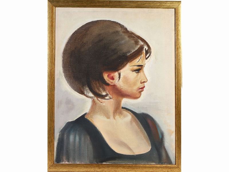 Emilio Ambron - Ritratto Femminile