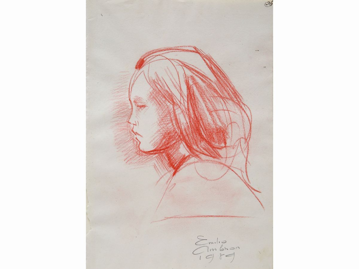 Emilio Ambron - Ritratti Femminili 1989