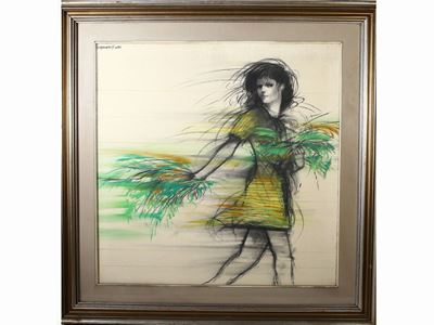 Ragazza con Fiori 1969