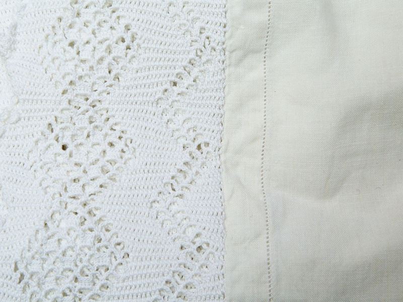 Tovaglia in Lino Avorio e Cotone Bianco