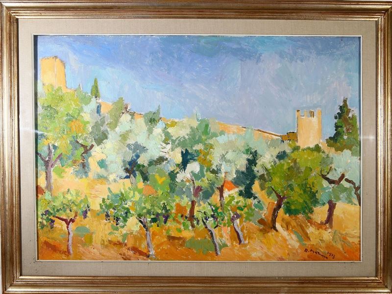 Rodolfo Marma - Mura di S. Niccolo 1973