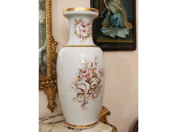 Large porcelain vase, Limoges