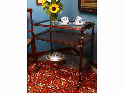 Carrello Portavivande in Satin Wood