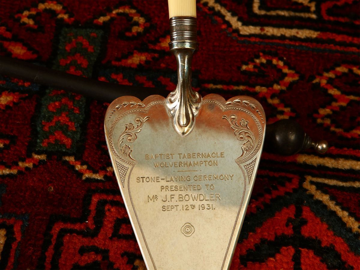 Cazzuola Massonica in Metallo Argentato, 1931