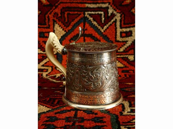 Tankard in argento
