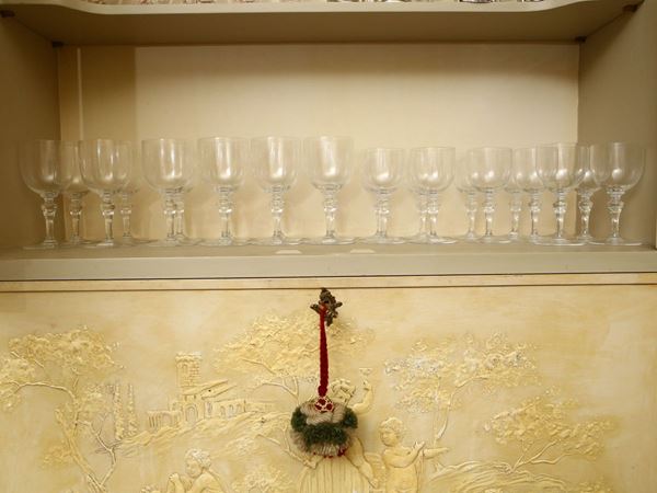 Servizio di bicchieri in cristallo Baccarat - Asta House Sale: Un