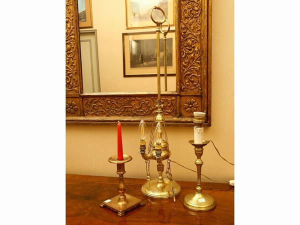 Lotto di accessori per la casa in metallo