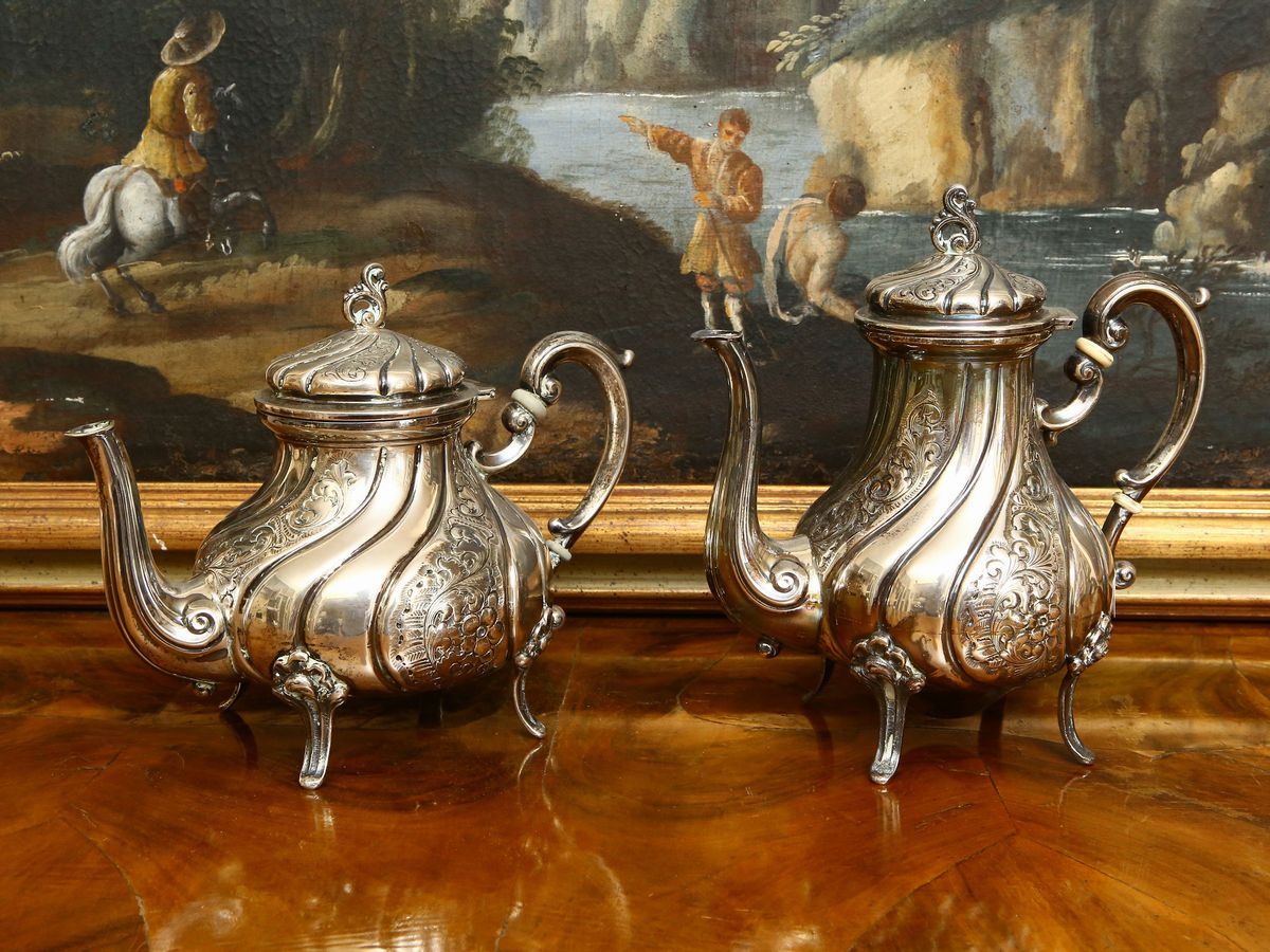 Servizio da Tè e Caffè in Argento