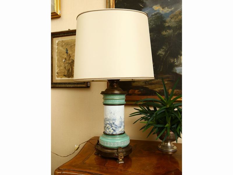Lume Ad Olio in Opaline