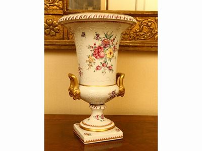 Vaso Mediceo in Porcellana Policroma, Samson