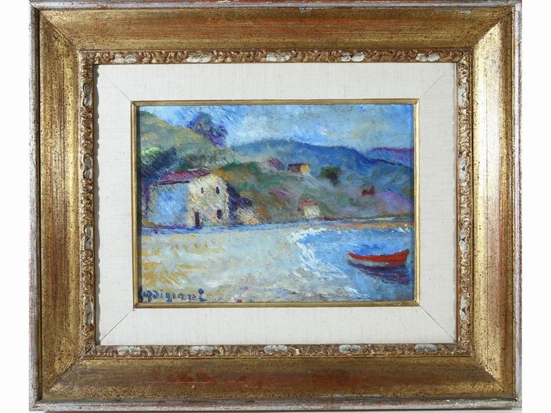 Edoardo Gordigiani - Paesaggio Marino