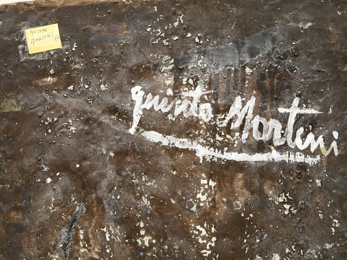 Quinto Martini - Crocifissione nella Pioggia 1967 Circa