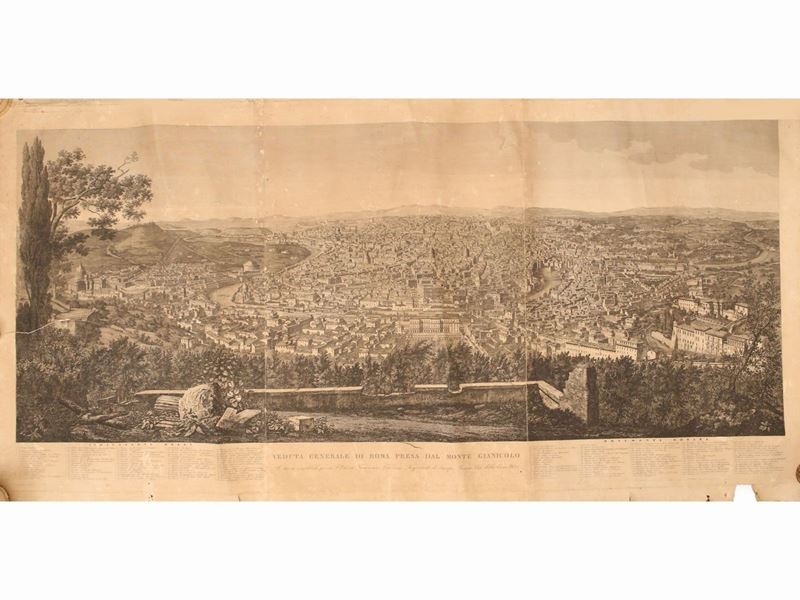 Veduta Generale di Roma Presa dal Ponte Gianicolo