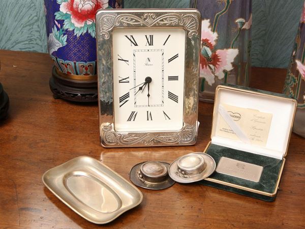 Lot of silver desk curios  - Auction The collector's florentine house - Maison Bibelot - Casa d'Aste Firenze - Milano
