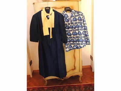 Lotto di Abitini Sartoriali Vintage in Cotone e Lana