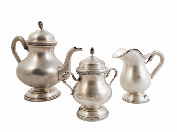 Servizio da tè in argento