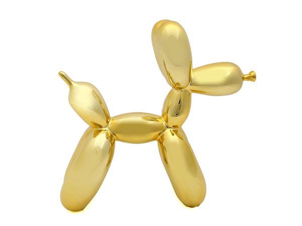 Editions Studio - Balloon Dog (Gold), da un modello di Jeff Koons