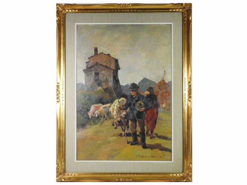 Carlo Domenici - Vecchio Pastore