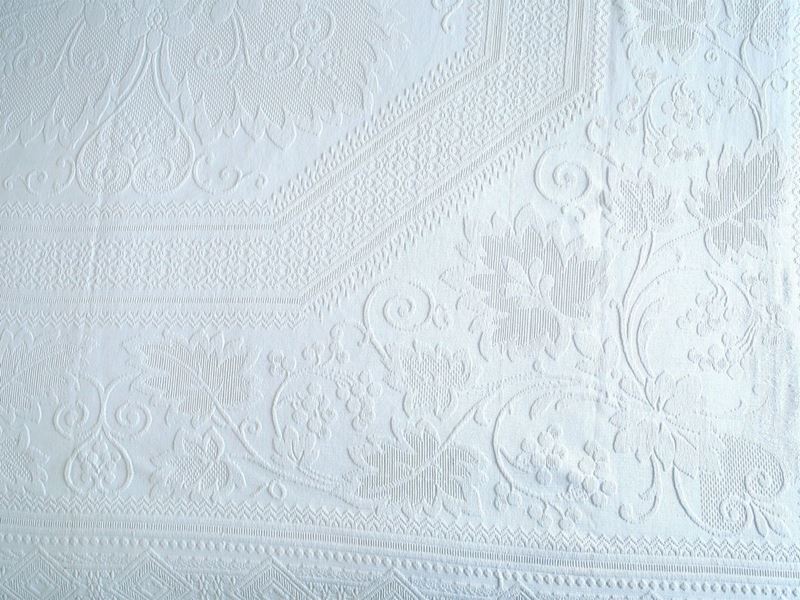 Due Copriletto in Cotone Piquet