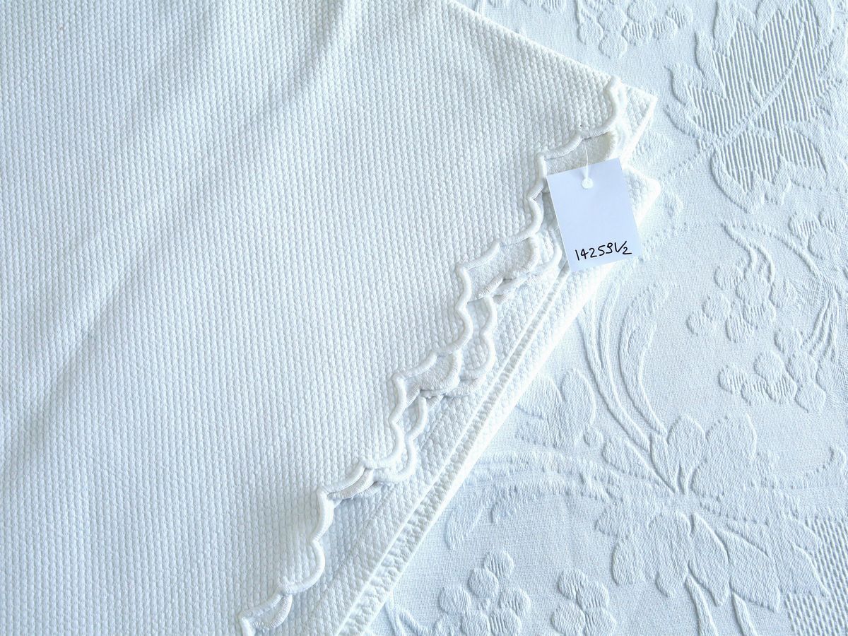 Due Copriletto in Cotone Piquet