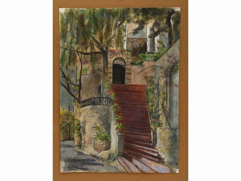 Julius Hans Spiegel - Scorcio di Casa 1956