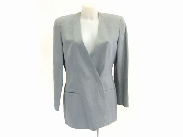 Tailleur in seta e lino, Giorgio Armani