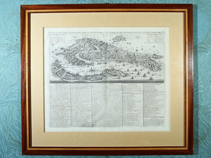 Henrie Chatelain - Carte Du Plan De Venise...