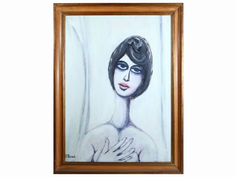 Pompeo Borra - Ritratto Femminile