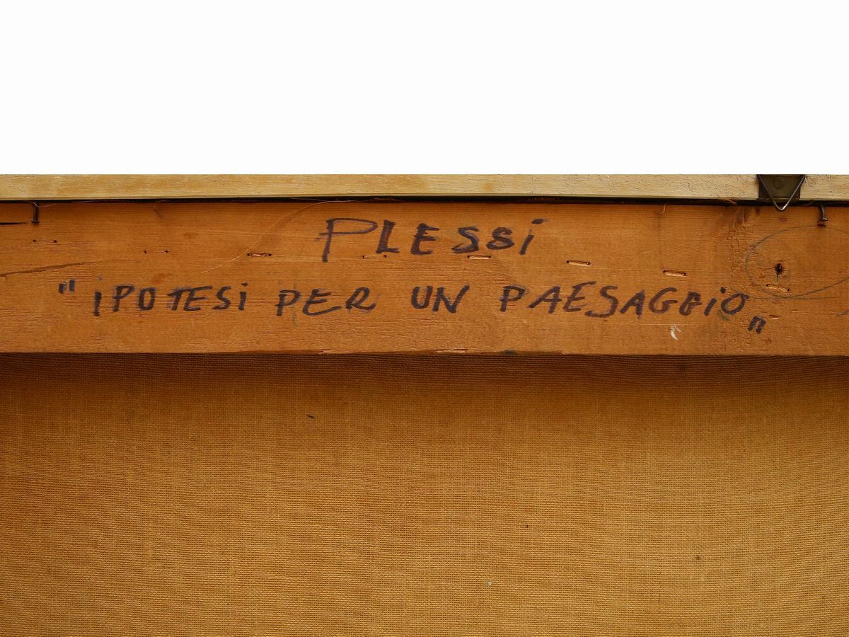 Fabrizio Plessi - Ipotesi per un Paesaggio 1964