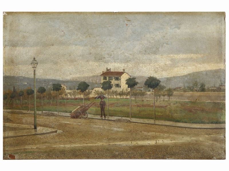 Paesaggio con Personaggio