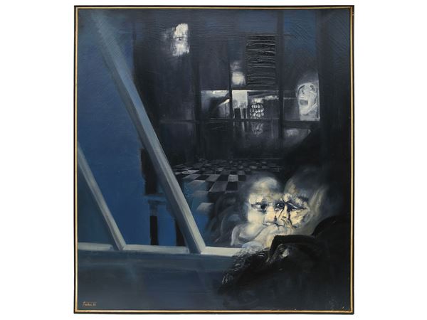 Piero Tredici - Contro il vetro della finestra 1966